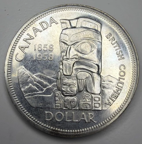 1958 Canada Silver Canadian Silver Dollar H58
