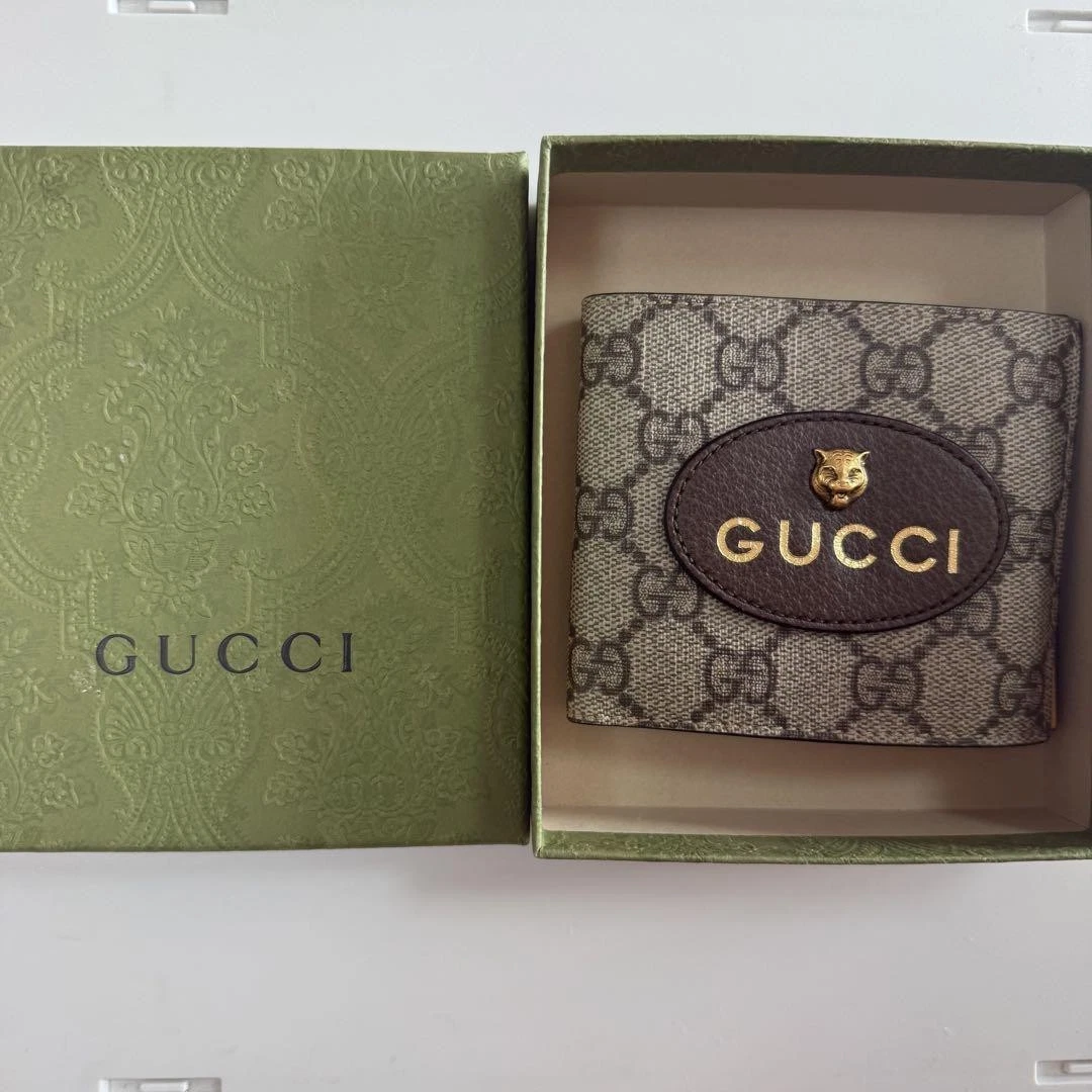 Portefeuille GUCCI Neo Vintage GG Supreme Bi Pliable