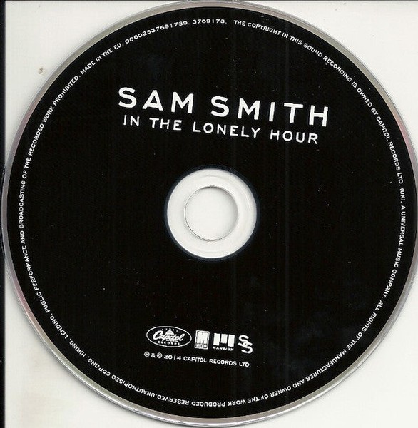 Sam Smith - In The Lonely Hour - Cd - G1398Z-image