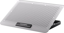 ICE COOREL Aluminum Laptop Cooling Pad, Cooler Stand with 7 Silver