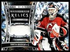 2023-24 Upper Deck Black Diamond Relics Martin Brodeur #BDM-MB
