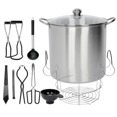 yeshine 21.5 Quart Canning Pot with Rack and Lid, Large Water Bath Canning Po...