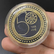 50th Anniversary Southeastern Regional Vocation Technical High School 2018 Coin