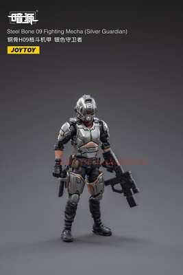JOYTOY Steel Bone 09 Fighting Mecha Silver Guardian Action Figure