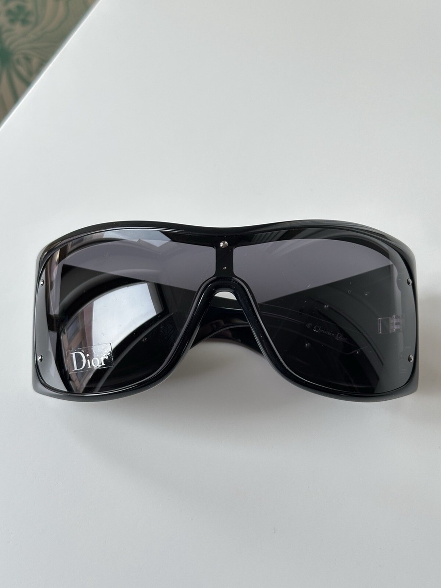 DIOR Ontherocks Black Rhinestone Oversized Mask Sunglasses DIOR Ontherocks Black Rhinestone Oversized Mask Sunglasses