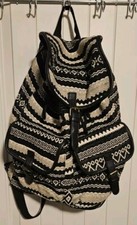 Mossimo Black/White Backpack 18 Inches Tall