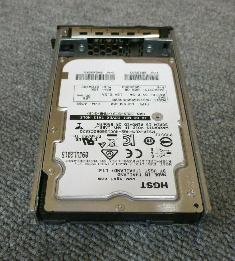 HGST Ultrastar HUC156060CSS200 0B28953 600GB 15000RPM 128MB 2.5" SAS Hard Drive - Image 3 of 4
