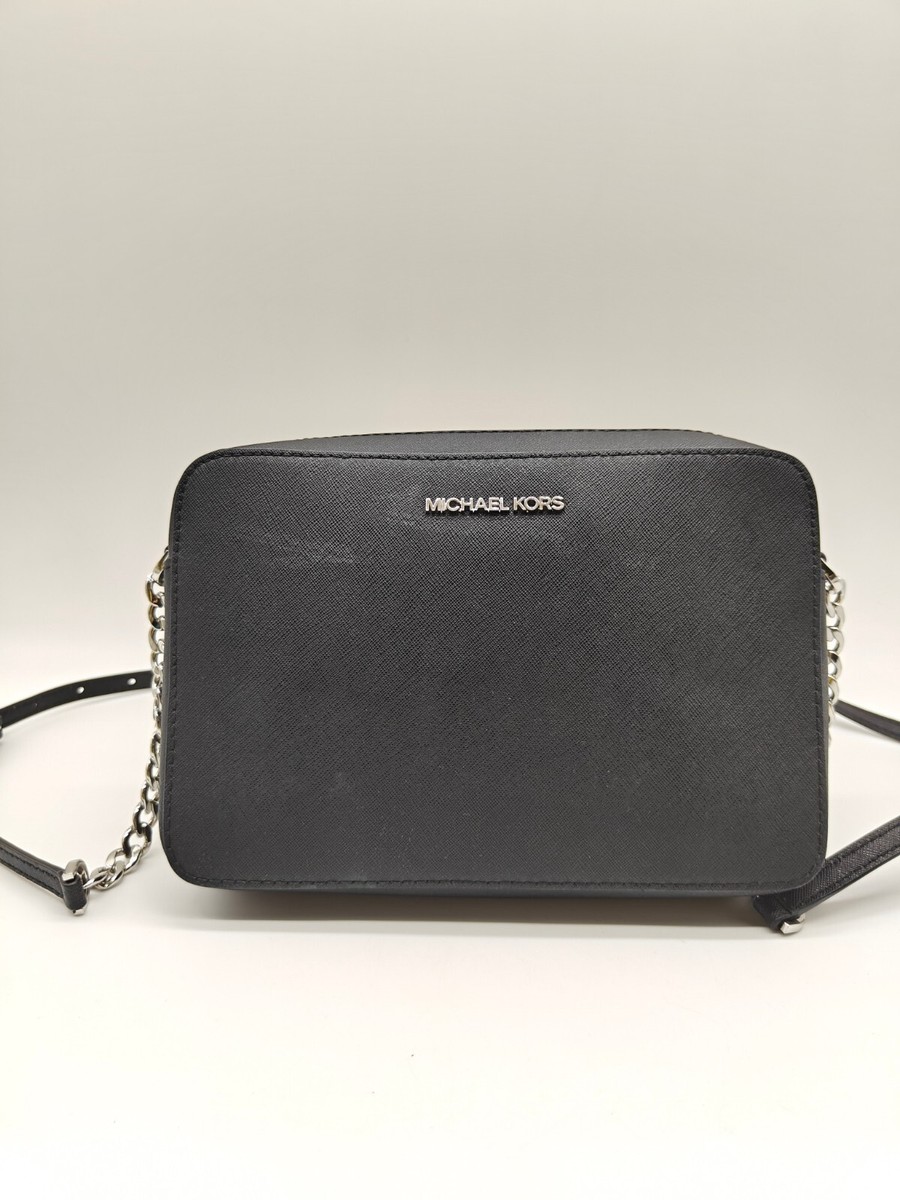 MICHAEL KORS Jet Set East West saffiano faux-leather large