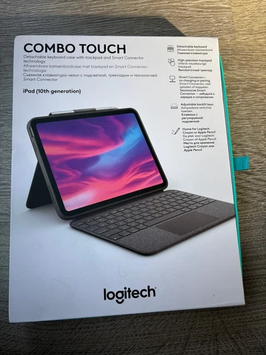 BNIB Logitech Combo Touch Keyboard Case for 10.9” iPad 10th Generation UK Grey