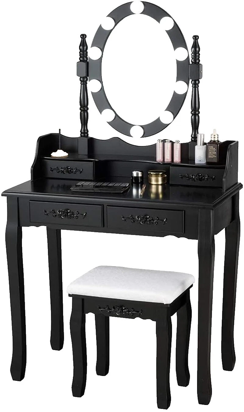 Glass Bedroom Vanities & Makeup Tables