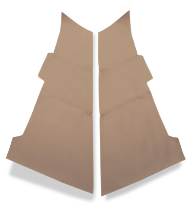 Fits 2008-2012 Honda Accord Sedan Vinyl Leather Insert Door Panel Cover Beige