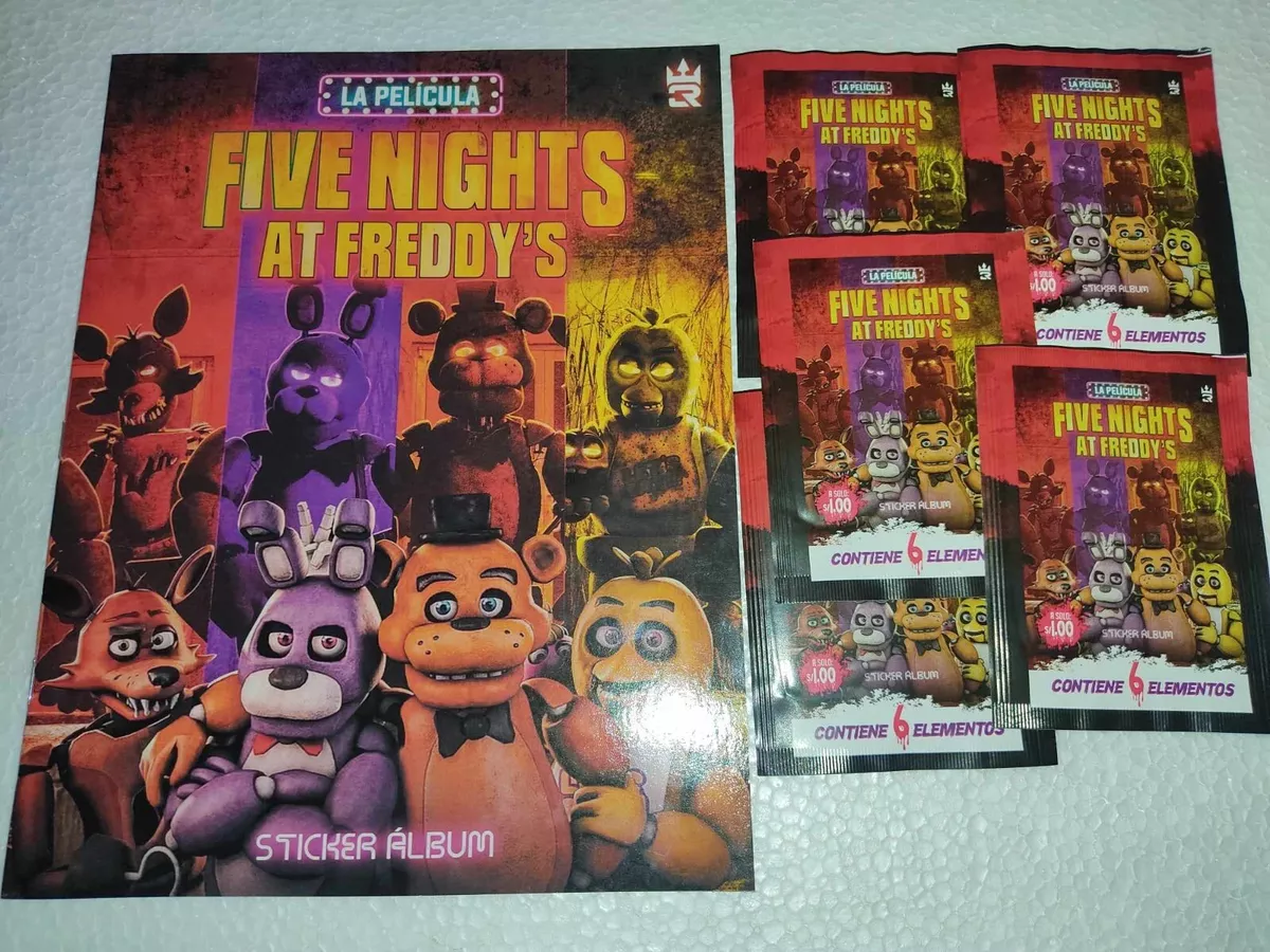 ALBUM FIVE NIGHT AT FREDDY 3R + 50 SOBRES + ADICIONALES