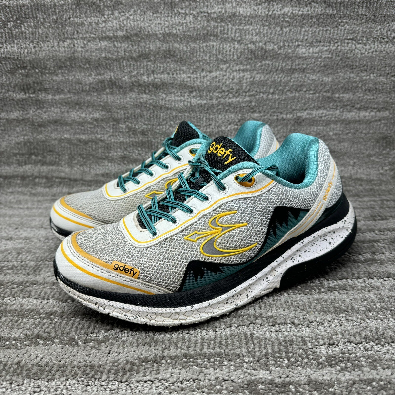 Gdefy Mens Shoes Mighty Walk White/Green Size 10 Grav… Gem