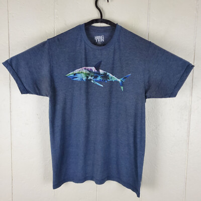 T-shirt graphique homme HANG TEN, bleu, MOYEN, neuf avec étiquettes