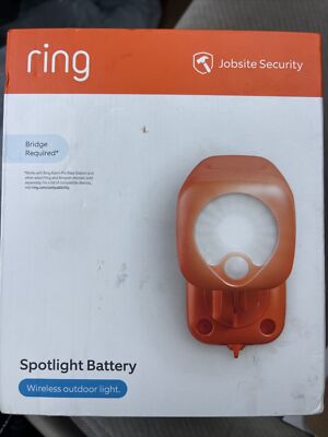 Ring Jobsite Security Spotlight Battery - B08S7QNYX8 - SEALED - FAST SHIP