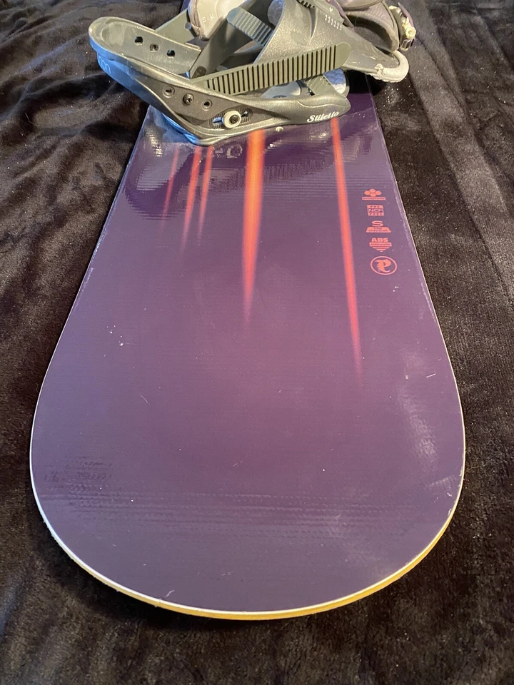 Palmer Shape Honeycomb Snowboard 164cm W/ Women’s Burtons Stiletto Bindings Rare - Image 3 of 4