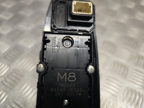 TOYOTA YARIS MK4 2020-2023 GENUINE DRIVERS SIDE FRONT WINDOW CONTROL SWITCHES - Picture 5 of 7
