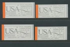 CVP1, CVP6, CVP11 & CVP16 Computer Vended Postage Stamp Set of 4 Stamps!!
