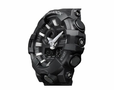 Casio G-Shock GA700-1B Analog-Digital Black Resin Watch