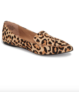 steve madden calf hair loafer