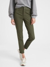 BANANA REPUBLIC WOMENS HIGH RISE SLIM ANKLE BI-STRETCH PANT NWTG FALL20 S/599063