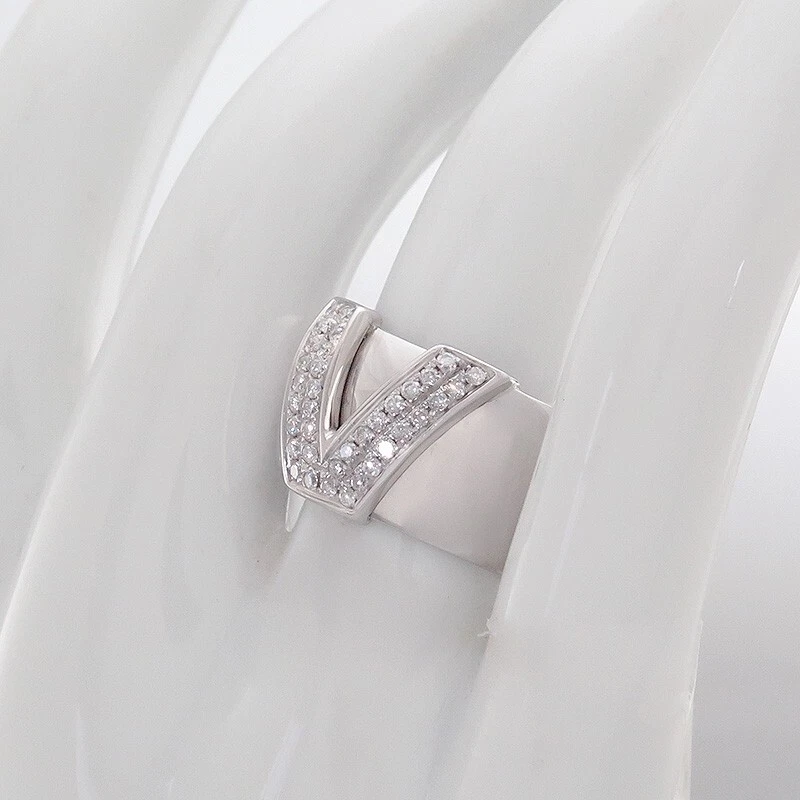 VERSACE Brillant-Ring 36 Brillanten (Diamant) ges. ca. 0,36ct - 18K/750 Weißgold - Bild 3 von 4