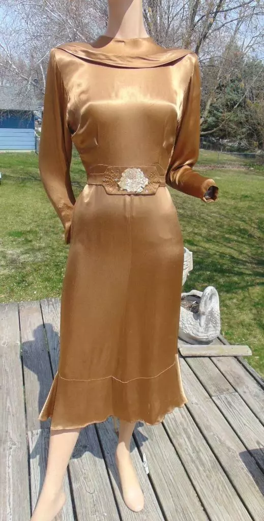 1940s satin dress discount