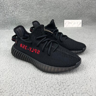Yeezy Boost 350 V2 Men Shoes Black Red Bred Adidas Kanye