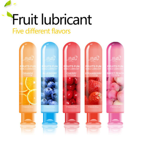 Sexuales Anales Lubricantes 80ml Sabor Fruta Sabores Gel Vaginales Oral Sexo