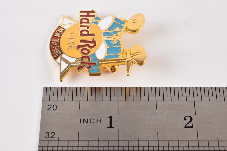 Vintage Hard Rock Café Lapel/Hat Pin Pinback New Orleans Louisiana Drum