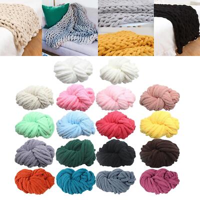 Grobes Chenille Garn Jumbo Acrylfasern für Schal Kissen