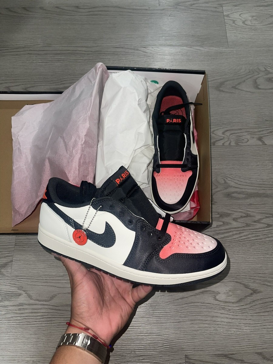 Size 10.5 - Paris Saint-Germain x Air Jordan 1 Retro OG Low Sail