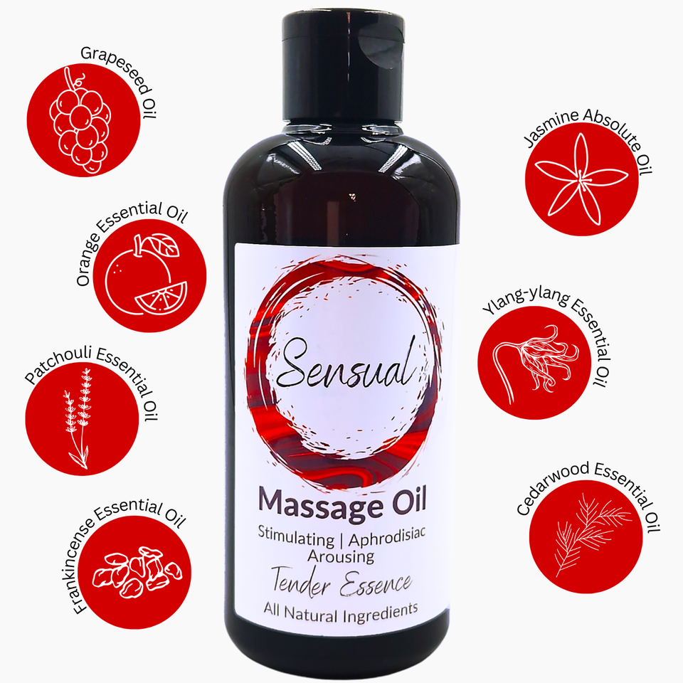 Sensual Sex Massage Oil Blend Erotic Aphrodisiac Romantic Lubricant 