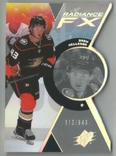 2023-24 Upper Deck SPx DREW HELLESON Radiance FX 110/949 #RFX-89 Ducks