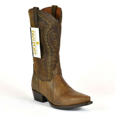 DAN POST MEN S EXOTIC LIZARD LEATHER COWBOY BOOT DP2357