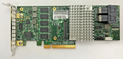 SUPERMICRO AOC-S3108L-H8iR PCI-E 12Gb/s 8-Port SAS SATA RAID Controller#GK11633