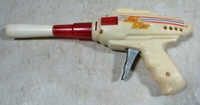Vintage 1970's Jet Star Friction Toy Sparks Space Ray Gun