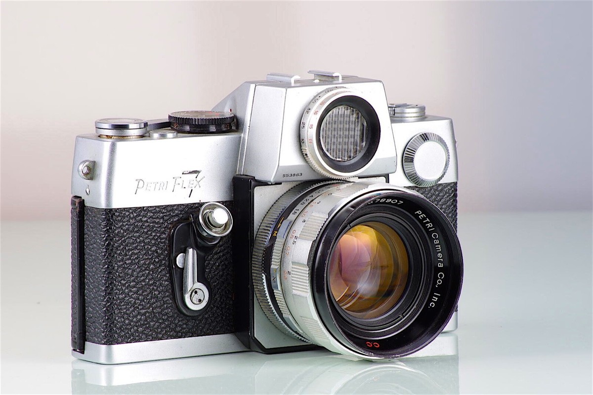 RARE PREMIUM CLASSIC SLR PETRI FLEX CC 55mm CLAd MADE IN