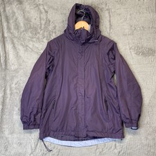 Peter Storm Coat Storm Tech Women's Uk 10 Purple Zip Windbreaker Hooded Outdoor