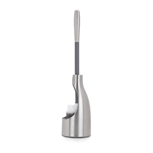 Polder 980378172 Stainless Steel Toilet Brush Caddy and Bonus Heads 2