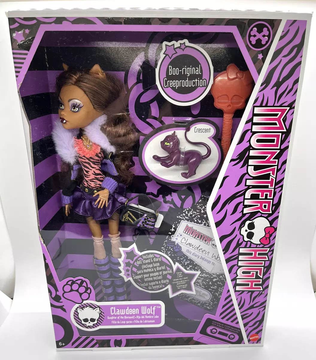 Boneca Monster High Clawdeen Wolf Boo-Original 2022 Mattel