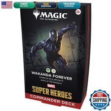 Magic: The Gathering Marvel Wakanda Forever Commander Deck 100 Cards +