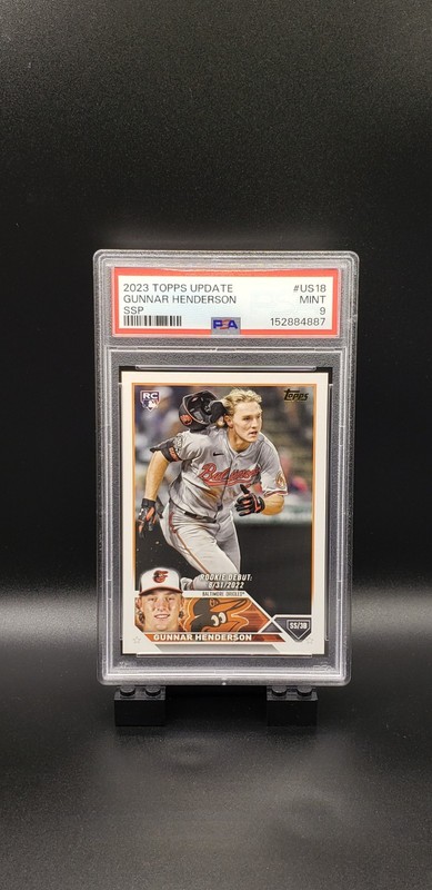 2023 Topps Update Series - Image Variation Gunnar Henderson #US18 Golden Mirror