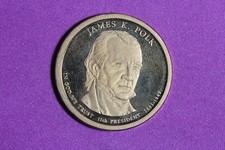 ESTATE FIND 2009 S PROOF JAMES K.POLK PRESIDENTIAL DOLLAR #K59055