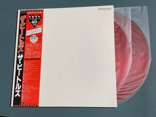 BEATLES - WHITE ALBUM - EAS-67157 JAPAN 2LP Limited Original MONO RED WAX OBI