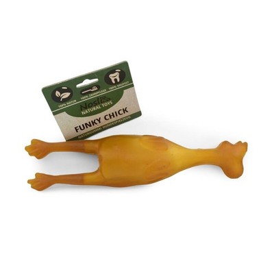 Nosli Natural Toys Funky Chick Gummihuhn Hundespielzeug