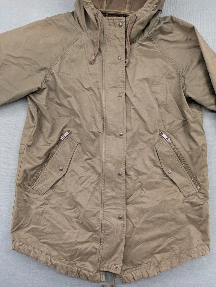 Clockhouse Ckh Damen Parka Jacke Gr 38 braun Kapuze Anorak Mantel - Bild 4 von 4