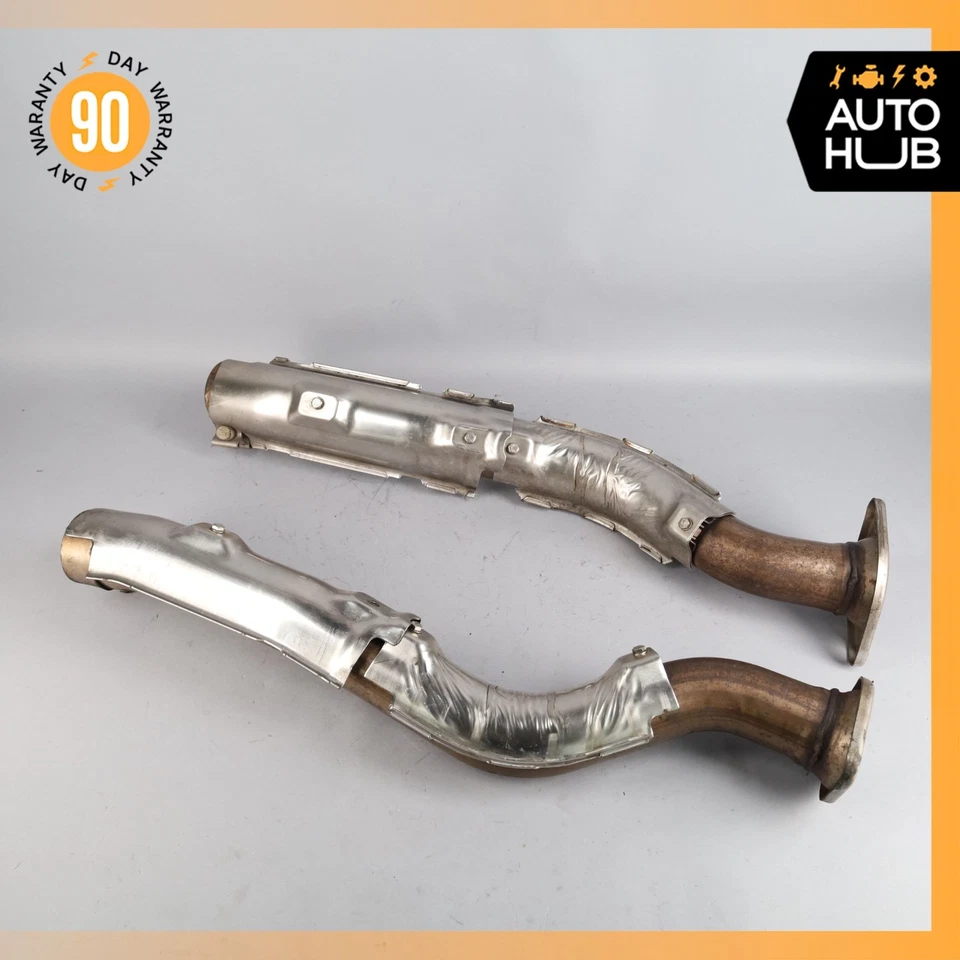 06-17 Juego de tubos de escape traseros Aston Martin V8 Vantage 4,7 L V8 6G335220BD OEM 26k Foto 2 de 4