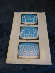 Maze Atari 2600 Sears Telegames Video Game Complete in Box CIB