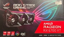 ASUS ROG Strix AMD Radeon RX 6700 XT PCIe Graphics Card 12GB Fan Heatsink RGB OC